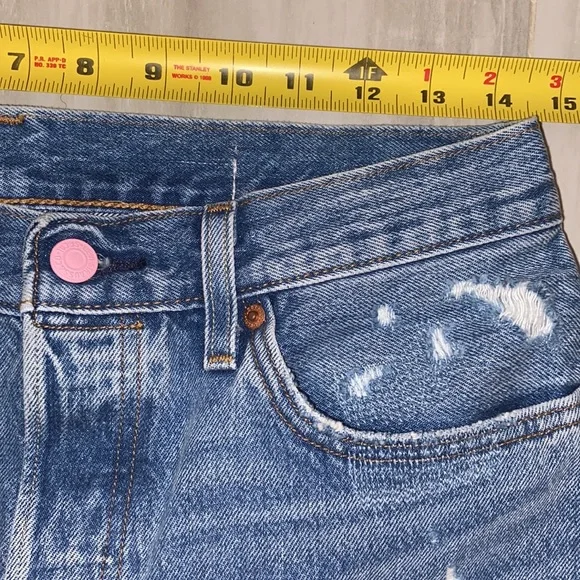 Levi’s 150 Yr. Ann. Selvedge Capital E 501, XOXO Collab., 28x30, EUC, $225 MSRP - Picture 5 of 13